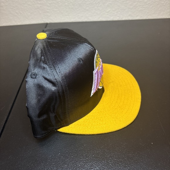 New Era Hardwood Classics Lakers Black and Purple Cap new era snap back - Picture 8 of 16